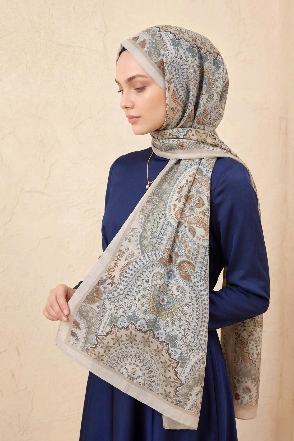 Barbiee etnik kemik vizon şal