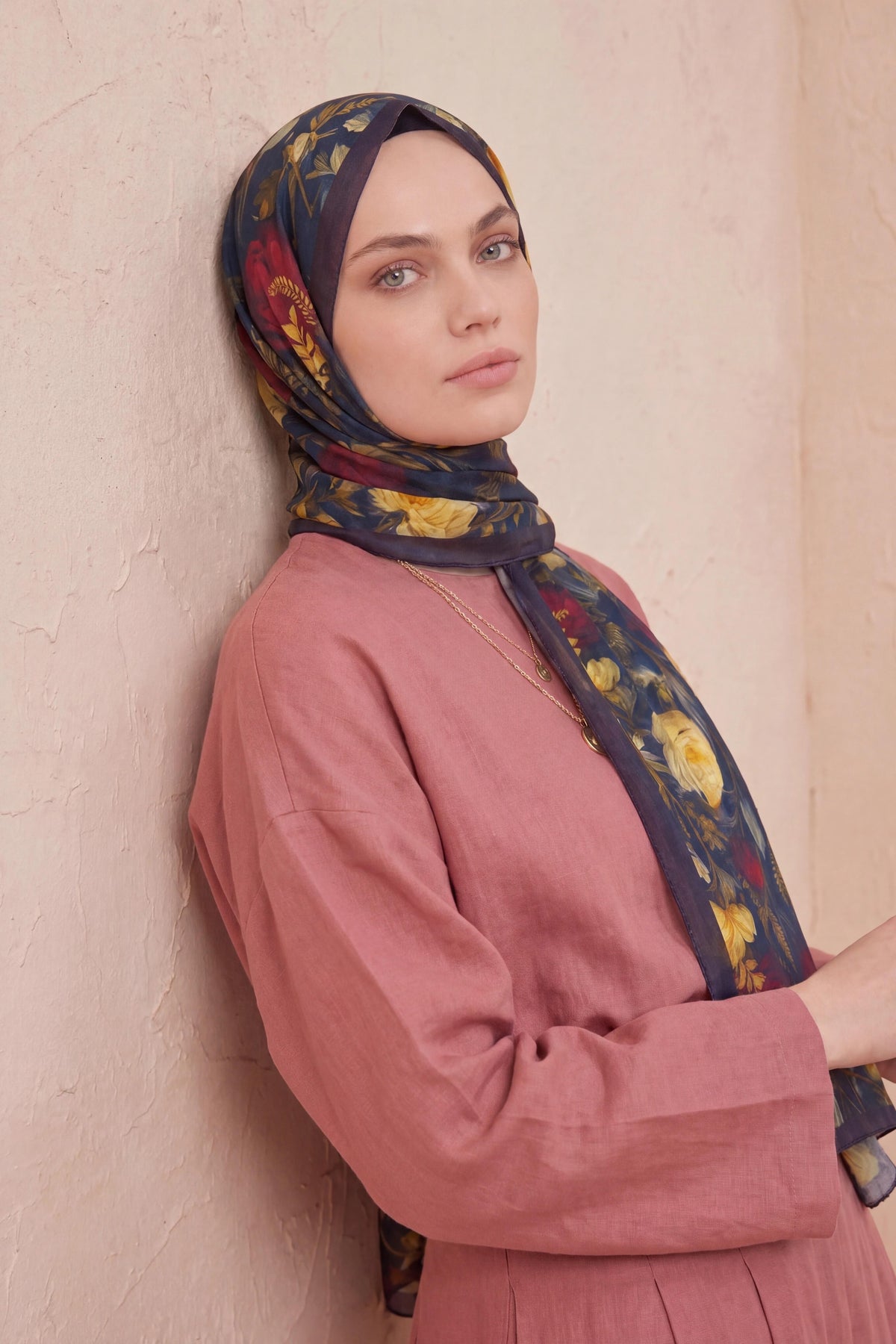 Barbiee lotus sunset bloom şal