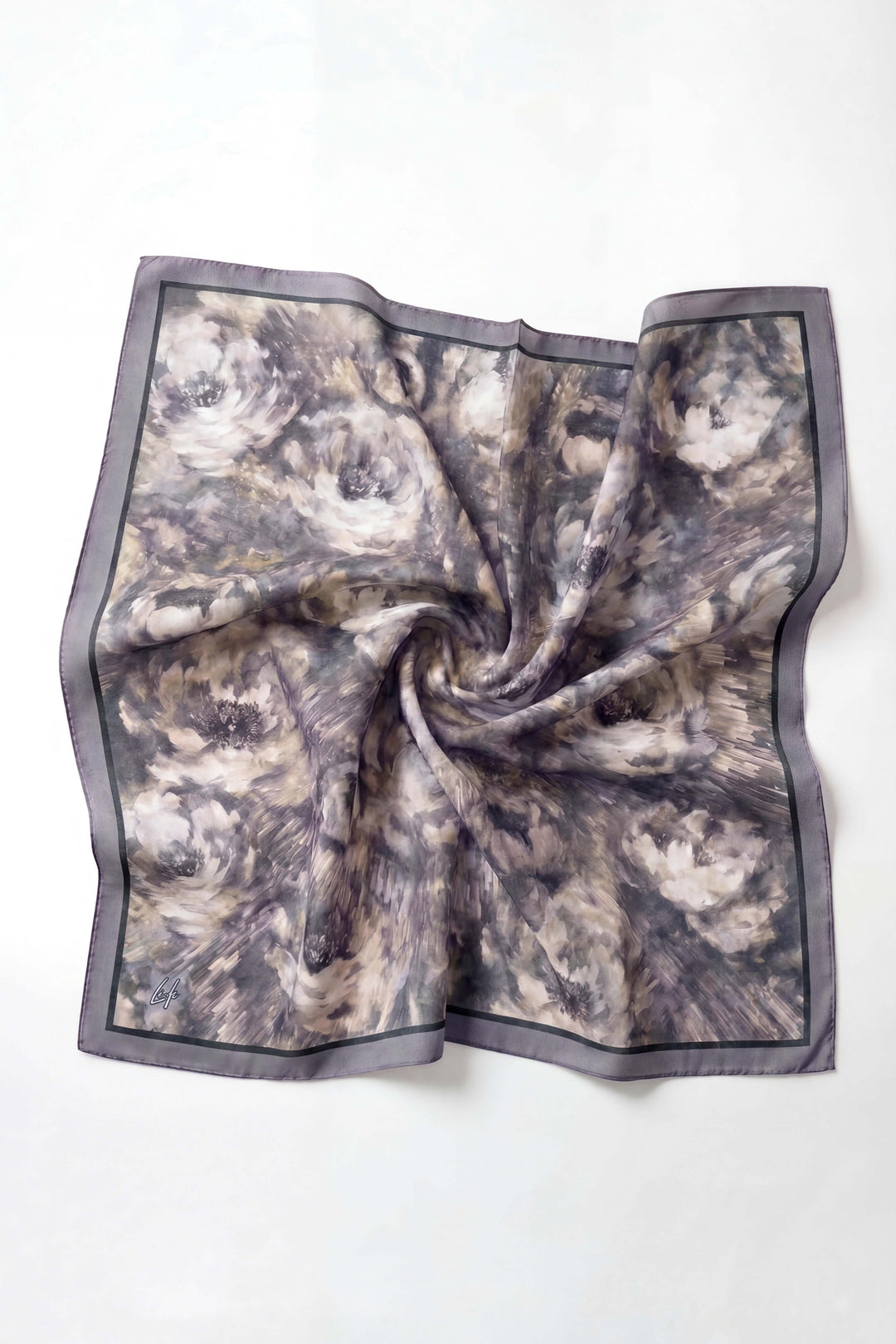 Barbiee Batik Gül Gümüş Buğu Eşarp