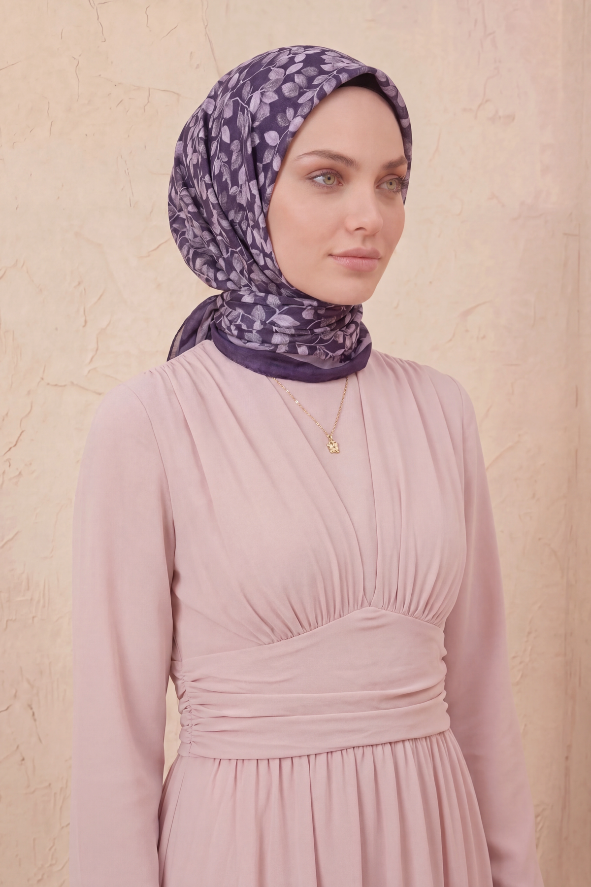 Barbiee zeytin dalı  menekşe eşarp