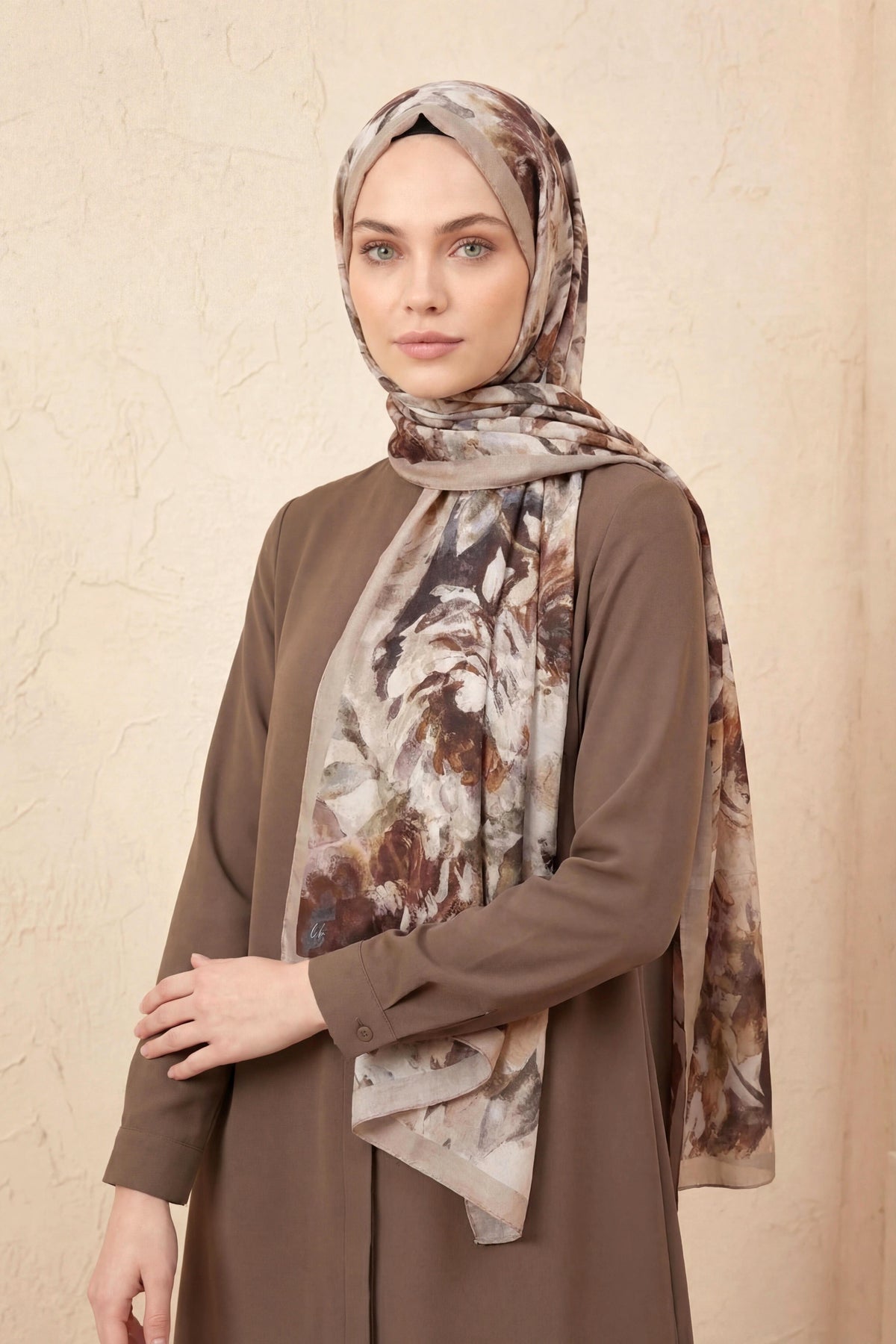 Barbiee vintage soft kahve şal