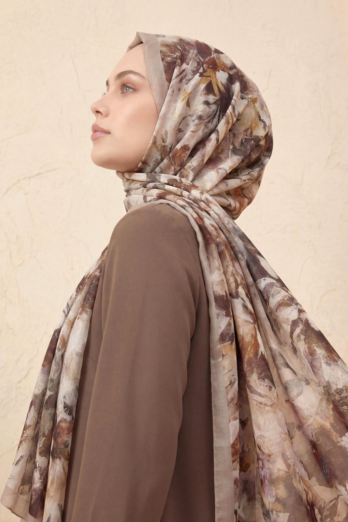 Barbiee vintage soft kahve şal