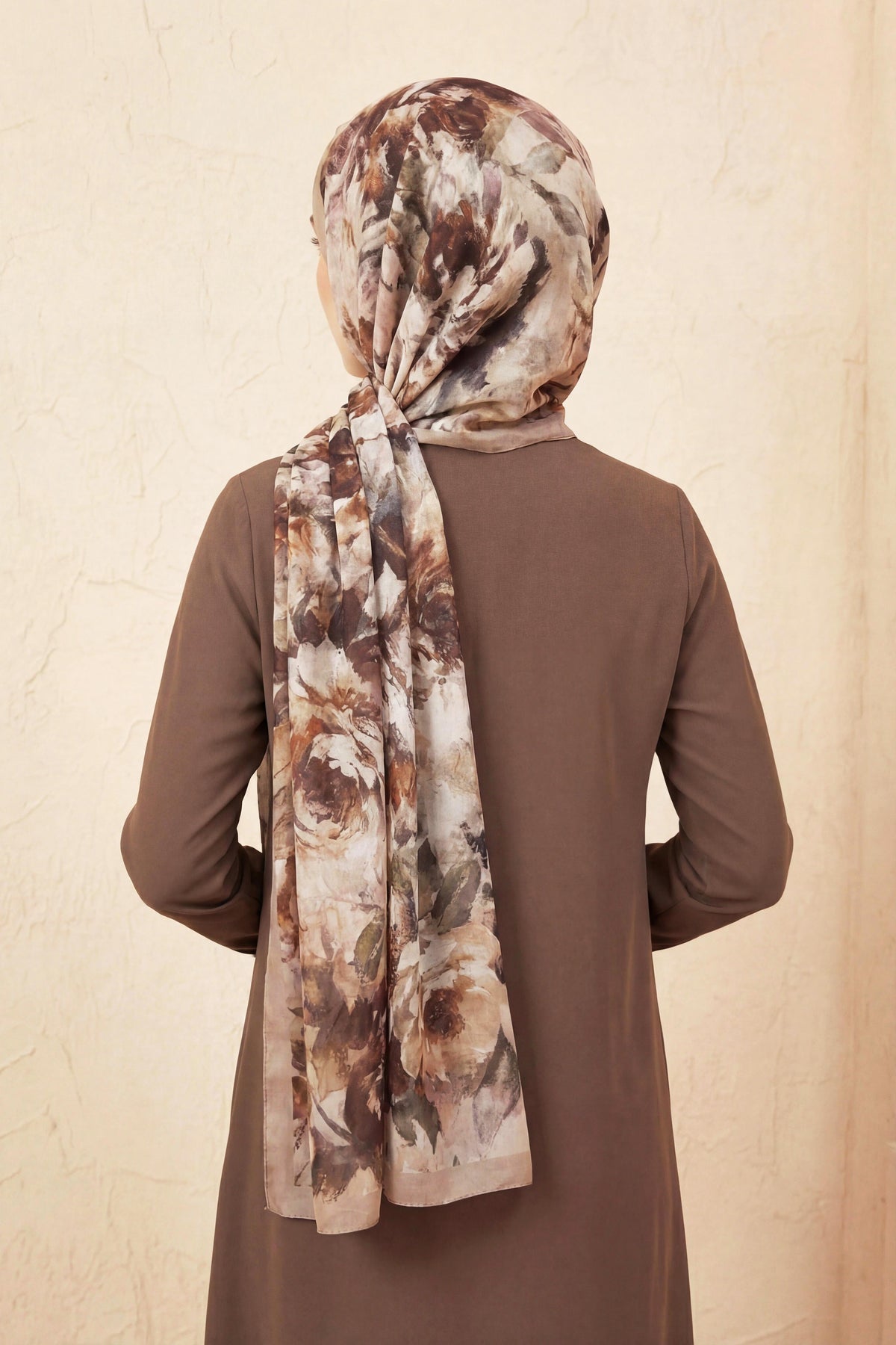 Barbiee vintage soft kahve şal